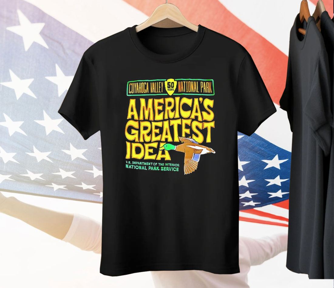 Cuyahoga Valley National Park America’s Greatest Idea Tee Shirt