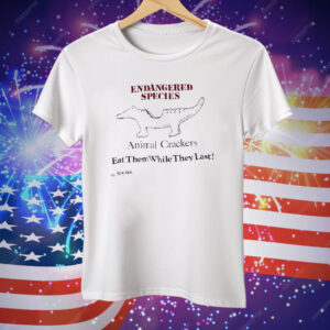 Endangered Species Animal Crackers Eat Them While They Last Tee Shirt