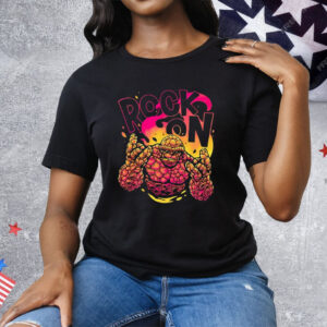 Fantastic Four Ben Grimm Rock On Tee Shirt