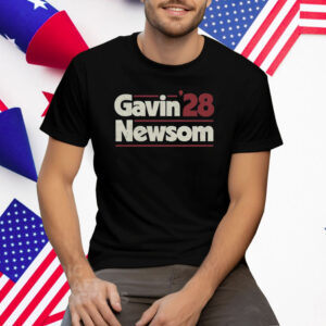 Gavin Newsom 2028 Tee Shirt