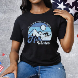Hoth Winter The Coolest Place In The Galaxy Tee Shirt