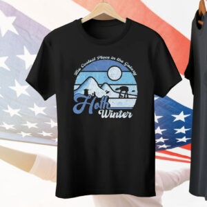Hoth Winter The Coolest Place In The Galaxy Tee Shirt