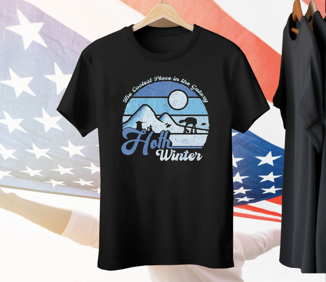 Hoth Winter The Coolest Place In The Galaxy Tee Shirt