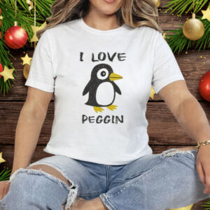 I love Pegging Penguin Tee Shirt