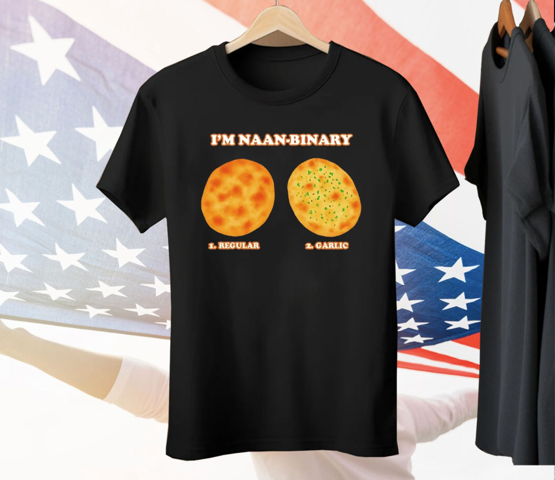 I’m Naan Binary Regular Garlic Tee Shirt