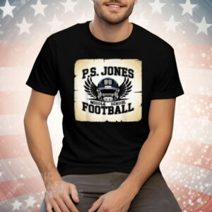 Jack O'Neal Tribute Wear P.S. Jones Middle School Football Tee Shirt