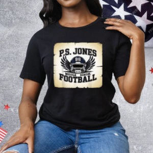 Jack O'Neal Tribute Wear P.S. Jones Middle School Football Tee Shirt