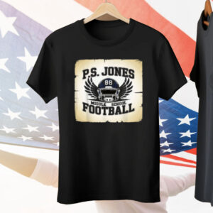 Jack O'Neal Tribute Wear P.S. Jones Middle School Football Tee Shirt