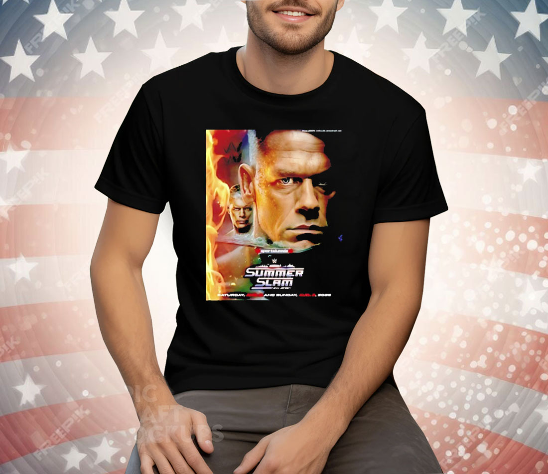 John Cena and Cody Rhodes SummerSlam 2025 Tee Shirt
