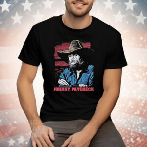Johnny Paycheck American Flag Retro Tee Shirt