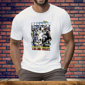 Kevin Garnett Minnesota Timberwolves Hardwood Classics Commemorative Player Collage Tee Shirt