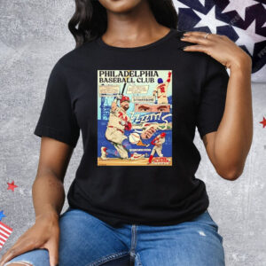 Kyle Schwarber Philadelphia Phillies Baseball Club Comic Tee Shirt