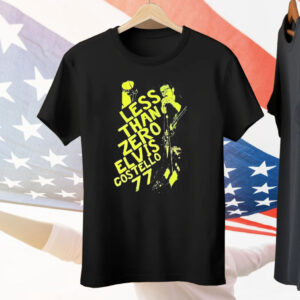Less Than Zero Elvis Costello 77 Tee Shirt