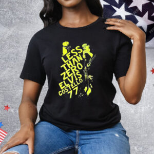 Less Than Zero Elvis Costello 77 Tee Shirt
