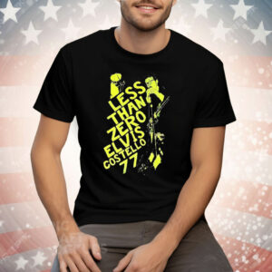 Less Than Zero Elvis Costello 77 Tee Shirt