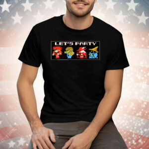 Lets Party Nerd Fun Gaming RPG Tee Shirt