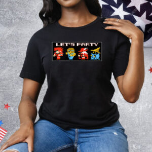 Lets Party Nerd Fun Gaming RPG Tee Shirt