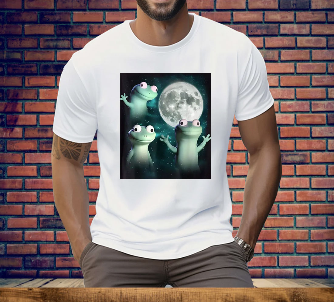 Lizard Lizard Lizard Meme Moon Tee Shirt