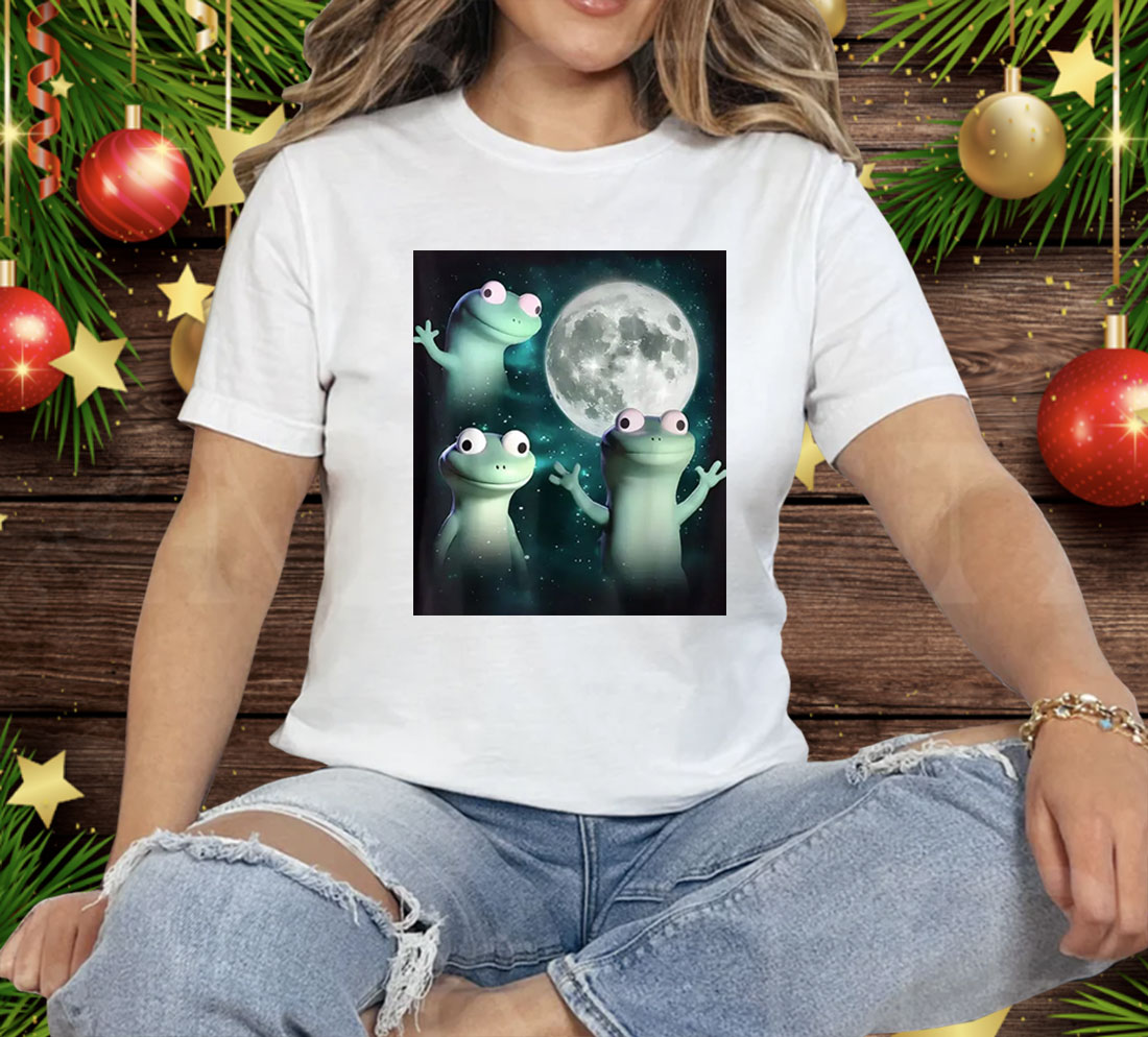 Lizard Lizard Lizard Meme Moon Tee Shirt
