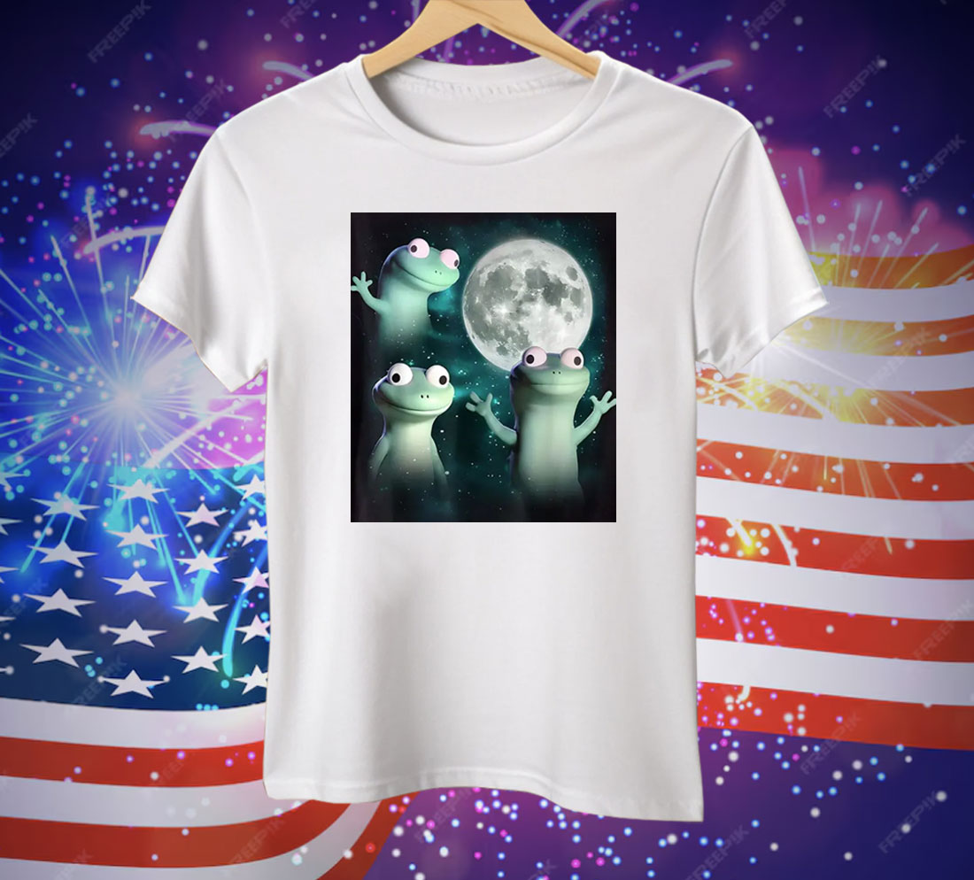 Lizard Lizard Lizard Meme Moon Tee Shirt