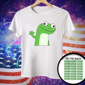 Lizard Lizard Lizard Meme Button Tee Shirt