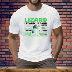 Lizard Lizard Lizard Tee Shirt