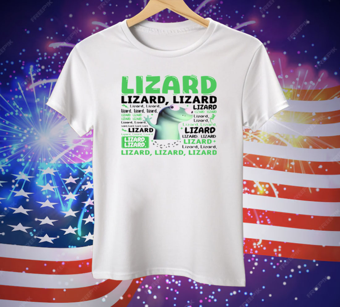Lizard Lizard Lizard Tee Shirt
