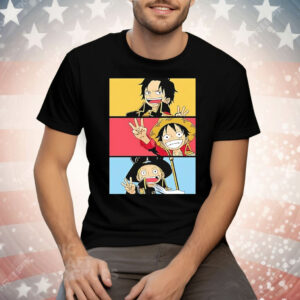 Luffy One Piece Straw Hat Pirates Manga Anime Tee Shirt