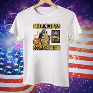 Luka Doncic Lakers NBA Jam Boom Shakalaka Tee Shirt