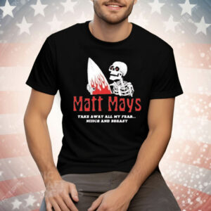 Matt Mays Take Away All My Fear Nice And Easy Skeleton Tee Shirt