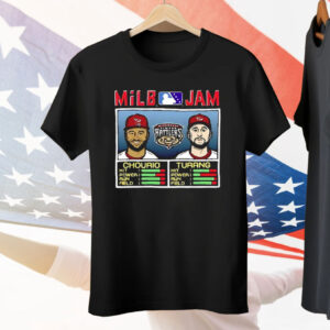 MiLB Jam Chourio & Turang Wisconsin Timber Rattlers Tee Shirt