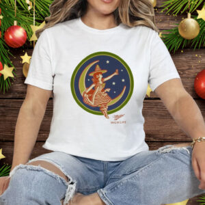Miller High Life Girl in The Moon Tee Shirt