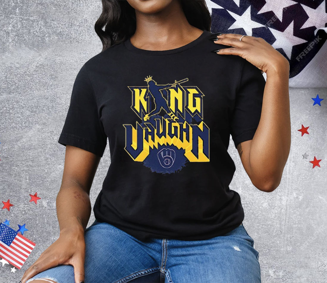 Milwaukee Brewers King Vaughn Tee Shirt