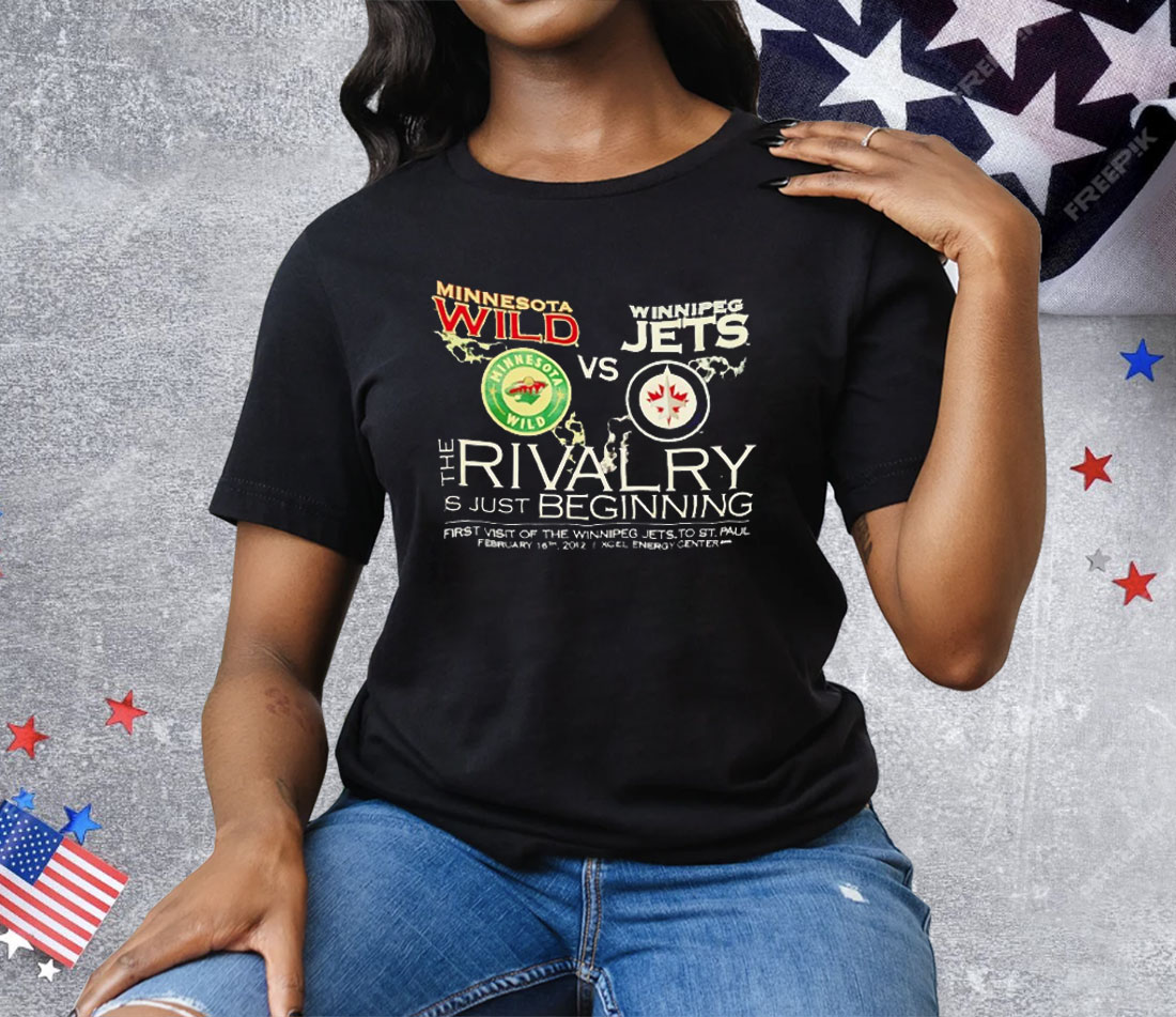 Minnesota Wild Vs Winnipeg Jets The Rivalry Is Just Beginning Tee Shirt