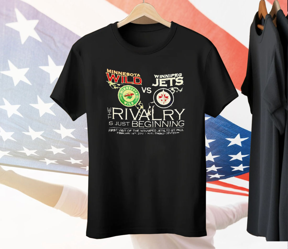 Minnesota Wild Vs Winnipeg Jets The Rivalry Is Just Beginning Tee Shirt