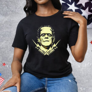 Monsters Frankenstein Rock Rebel Universal Glow In The Dark Tee Shirt