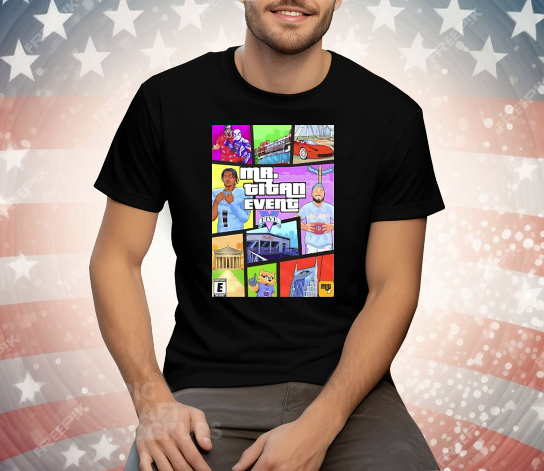 Mr Titan Event Five GTA Tee Shirt