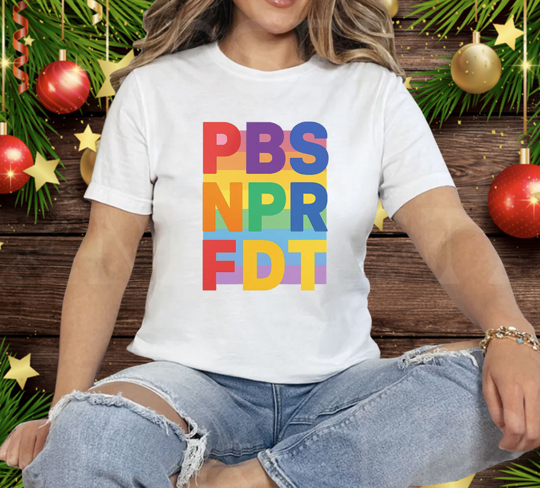 PBS NPR FDT Pride Tee Shirt