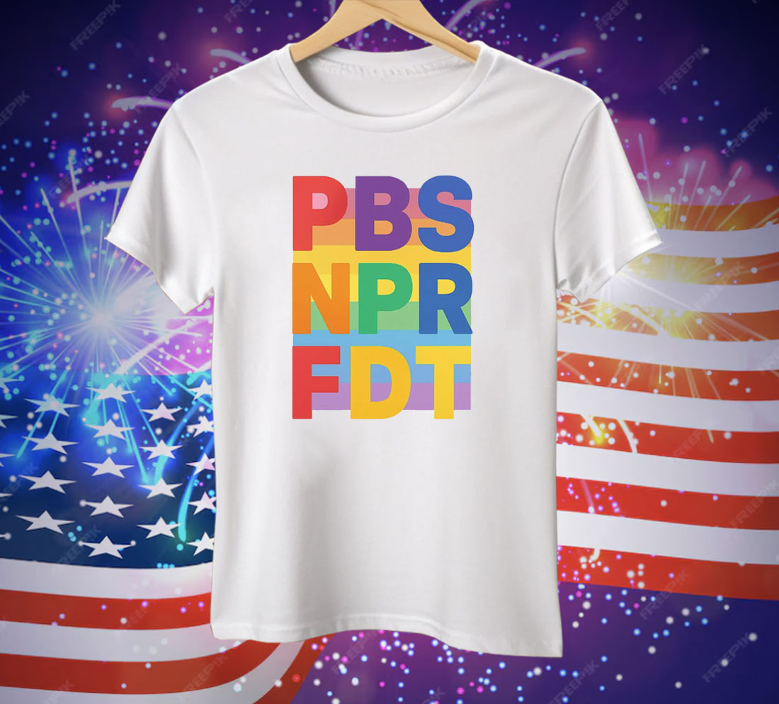 PBS NPR FDT Pride Tee Shirt