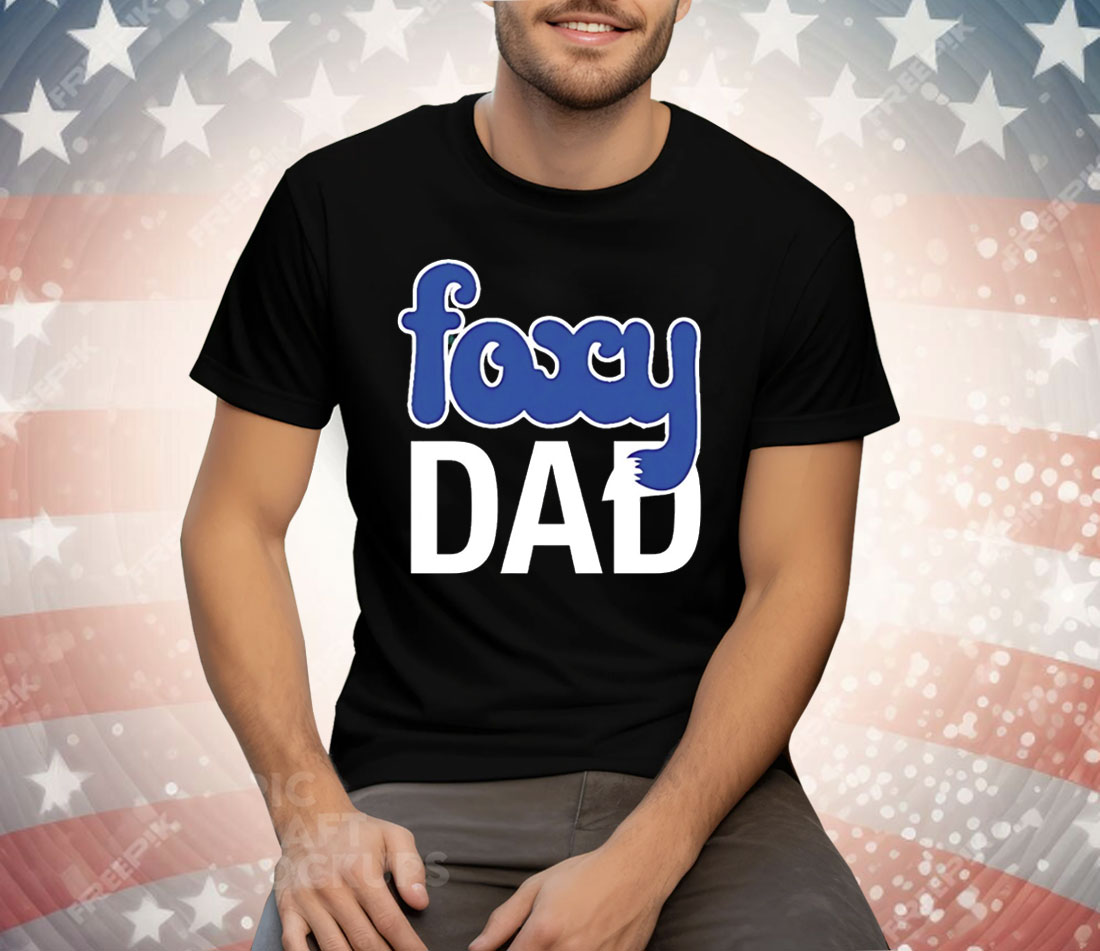 Nick Wilde Wearing Foxy Dad Tee Shirt
