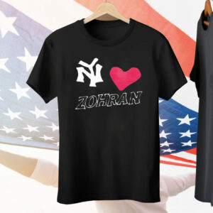 Ny Love Zohran Mamdani New York Tee Shirt