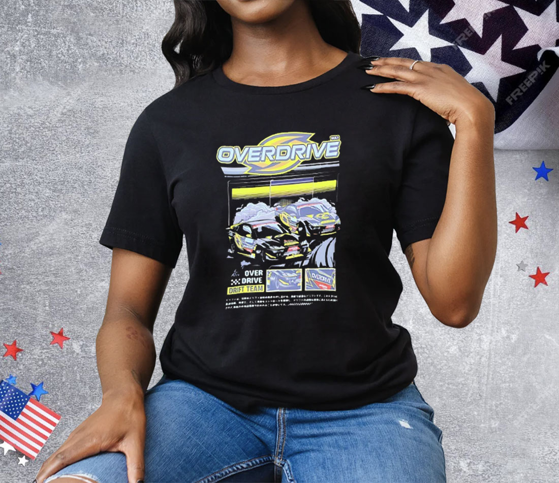 Overdrive Over Drive Drift Team Tee Shirt
