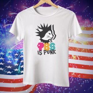 PBS Is Punk Cat Tee Shirt