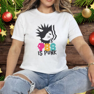 PBS Is Punk Cat Tee Shirt