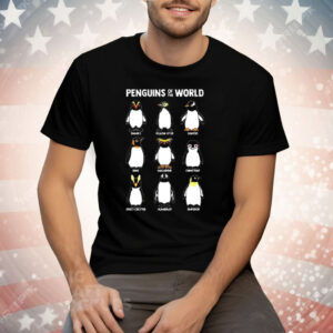 Penguins Of The World Snars Yellow Eyed Gentoo Tee Shirt