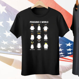 Penguins Of The World Snars Yellow Eyed Gentoo Tee Shirt