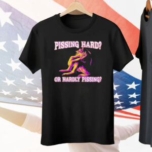 Pissing Hard Or Hardly Pissing Wolf Tee Shirt