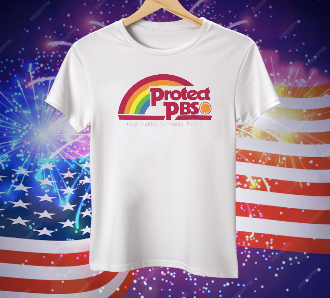 Protect PBS Rainbow Tee Shirt