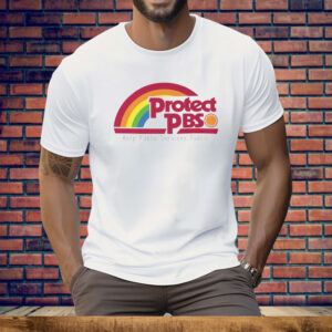 Protect PBS Rainbow Tee Shirt