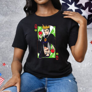 Queen Grimhilde The Queen Of Envy And Beauty Playing Card Tee Shirt